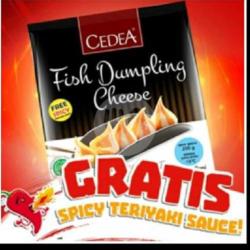 Cedea Fish Dumpling Cheese 200gr Free Saos Teriyaki