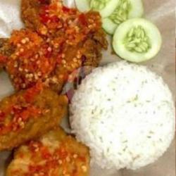 Paket Ayam Geprek   Nasi   Tahu   Tempe   Ati Ampla