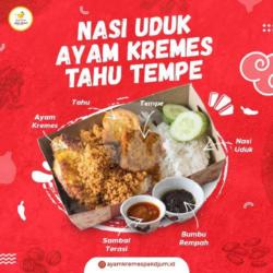 Nasi Uduk Ayam Kremes Tahu Tempe