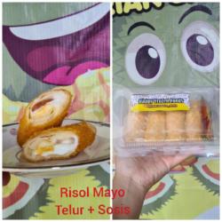 Risol Mayo Telor Sosis Isi 4 (matang)