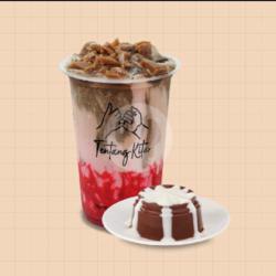 Coklat Red Velvet Pudding