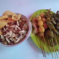 Bubur Ayam Spesial   Sate   Teh Tawar / Manis Hangat