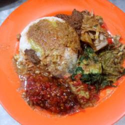 Nasi Ikan Balado Sayur Komplit