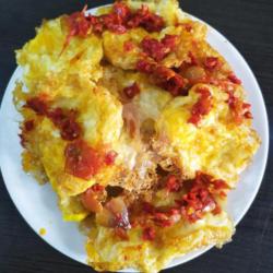 Nasi   Telor Ceplok   Sayur   Kuah Lengkap