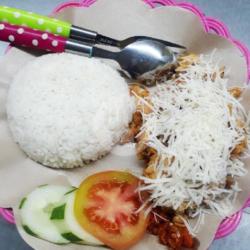 Fillet Dada Ayam Geprek Toping Keju Nasi