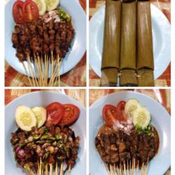 Combo Sate Kambing   Lontong