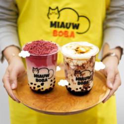 Paket 2 Cup Miauw Boba Varian Rasa