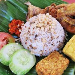 Nasi T. O   Ikan Asin Tawes   Tahu Tempe