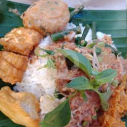 Nasi Pecel   Perkedel Kentang