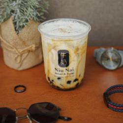 Salted Caramel Fresh Milk Boba Chiz