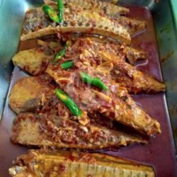 Nasi Ikan Tongkol Balado Kerang Tumis Sayur/oseng Tahu Sambel