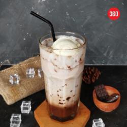 Hazelnut Latte Float