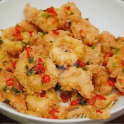 Cumi  Bangka Goreng Tepung Crispy Pedas Manis