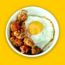 Rice Bowl Chicken Crispy Egg