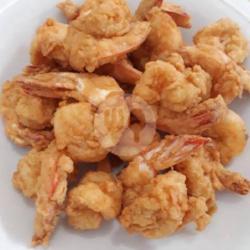 Lalapan Udang Goreng Tepung