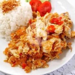 Ayam Geprek Sambal Kerang Asin