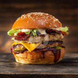 Dobel Chiken Burger