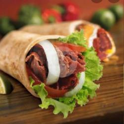 Tortilla Kebab Sedang Keju Parut