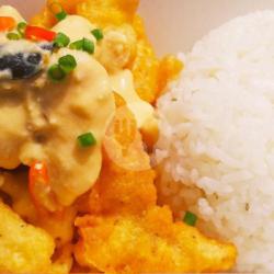 Rice Box Dori Cheese Sauce