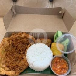 Nasi Telur Kribo Sambal Geprek