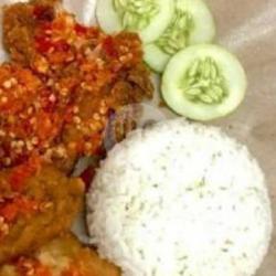 Paket Ayam Penyet   Nasi   Tahu   Tempe   Ati Ampla