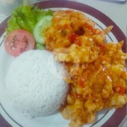 Nasi Ayam Saus Pedas/ Asam Manis