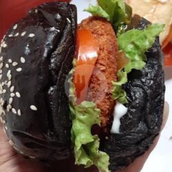 Burger Black Daging   Keju