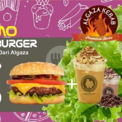 Beef Burger   Ice Blend Capucino