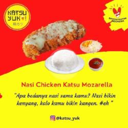 Nasi Chicken Katsu Keju Leleh