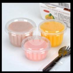 Puding Cup ( Coklat / Stroberry )