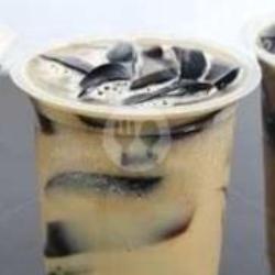 Es Cincau   Susu Kental Manis Putih / Coklat