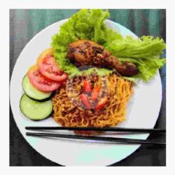 Indomie  Ayam Bakar  Nasi