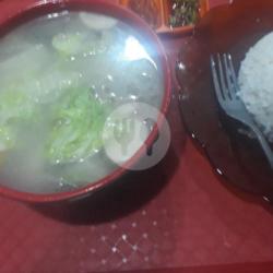 Sup Seafood ( Nasi   Soup Seafood   Sambal) Bonus Teh Obeng