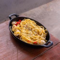 Spageti Aglio Olio Chicken