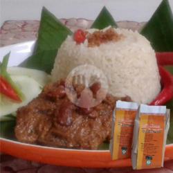 Nasi Gurih Rendang