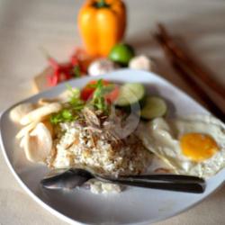 Nasi Goreng Kampung Ikan Teri Goreng