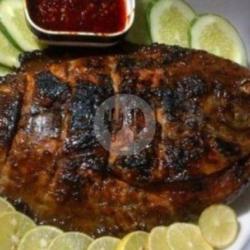 Nasi Ikan Dorang Bakar Sambal Lalapan