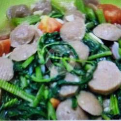 Cah Kangkung Bakso