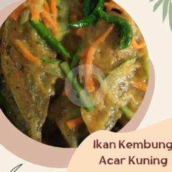 Nasi Rames Ikan Kembung Acar Kuning