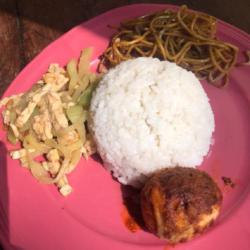 Nasi Telor Balado Mie Goreng Tumis Labu Tempe