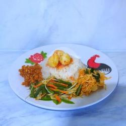 Nasi Rames Telor Puyuh