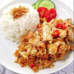 Nasi Ayam Geprek Sambal Bawang