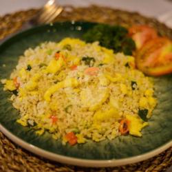 Nasi Goreng Ikan Teri (fish Fried Rice)