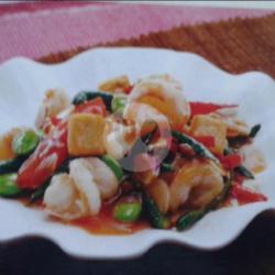 Udang Kupas Tumis Taucho