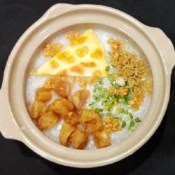 Bubur Ayam Steam Telur Asin