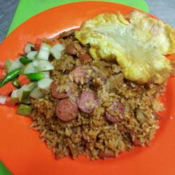 Nasi Goreng Sosis Bakso   Telor Dadar