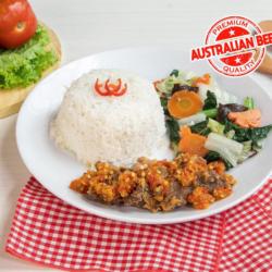 Nasi Sapi Goreng Sambal Korek