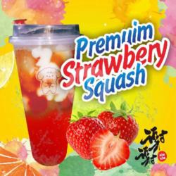 Premium Strawbery Soda Squash