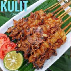 Sate Kulit Ayam (goreng)