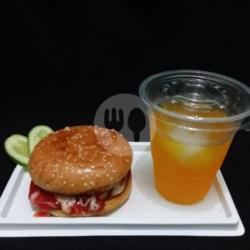 Paket Beef Patties Cheese Burger   Nurdin